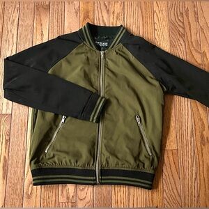 Khaki bomber jacket
